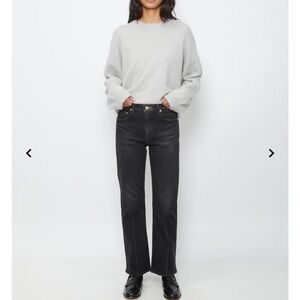 Tu Es Mon  TRESOR The Amethyst Black Flare Wide Leg Jeans